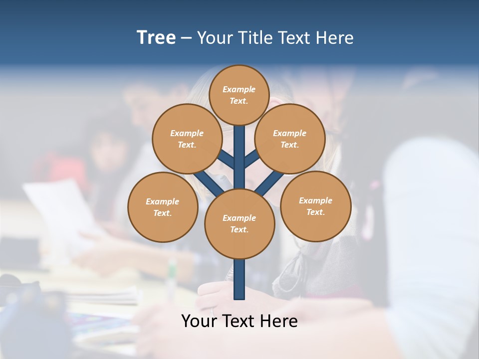 University Portrait Teen PowerPoint Template