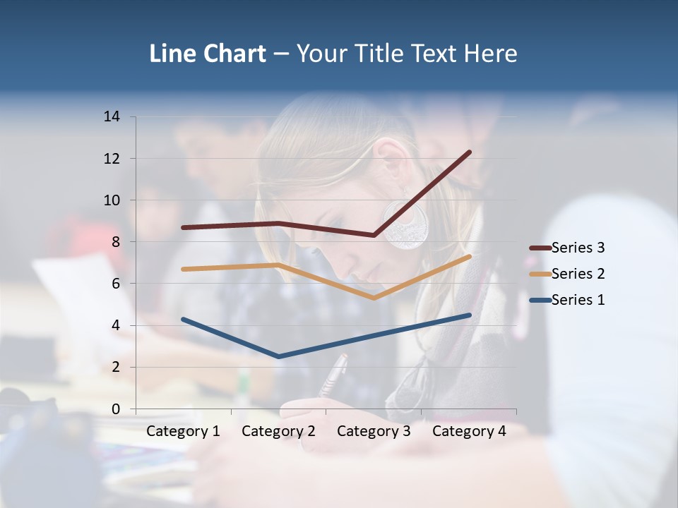 University Portrait Teen PowerPoint Template