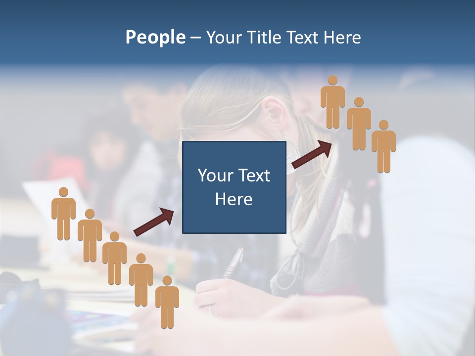 University Portrait Teen PowerPoint Template