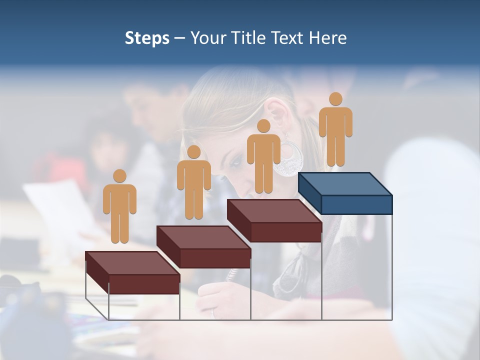 University Portrait Teen PowerPoint Template