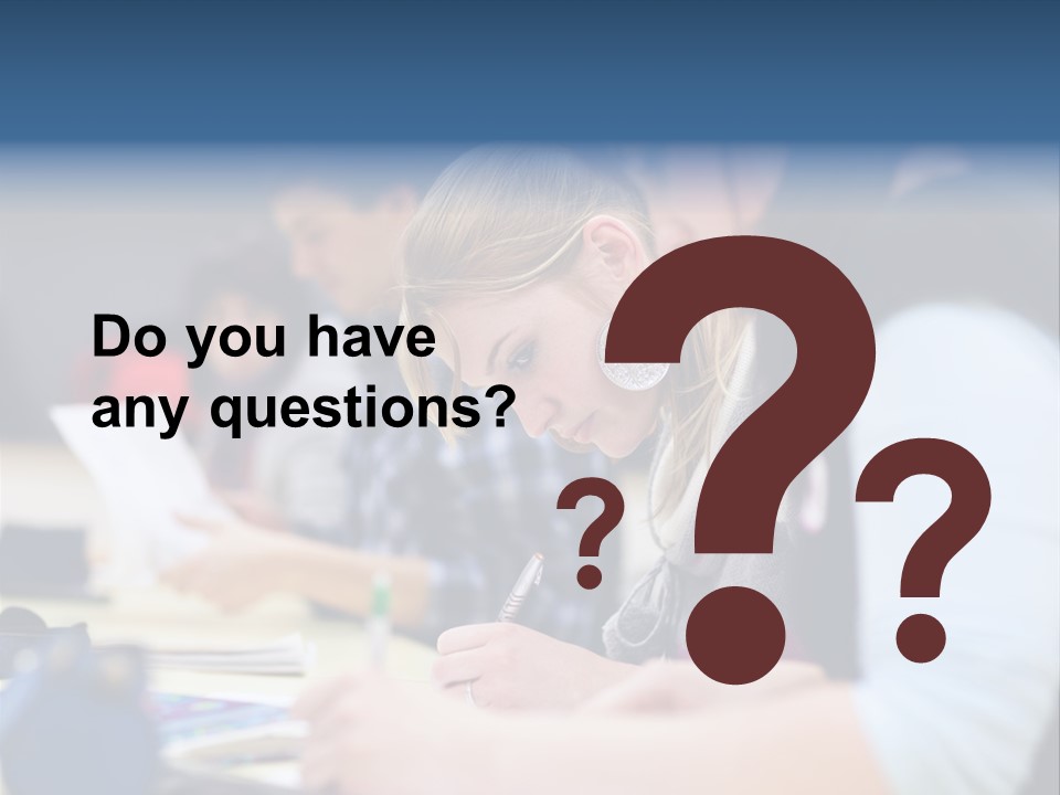 University Portrait Teen PowerPoint Template