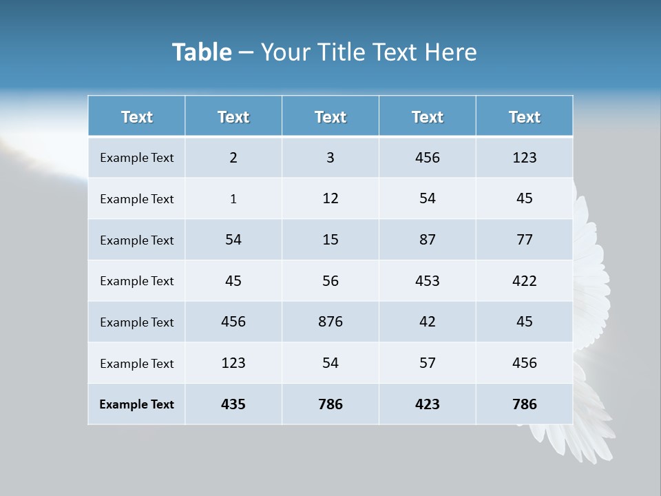 Cloudy Love Flight PowerPoint Template