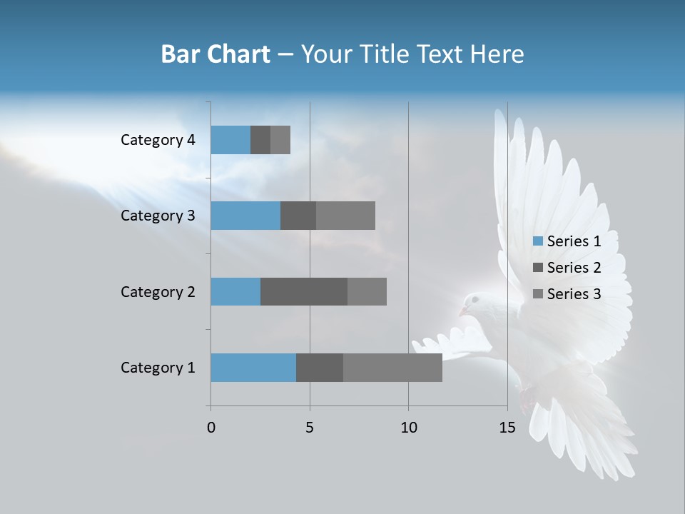 Cloudy Love Flight PowerPoint Template