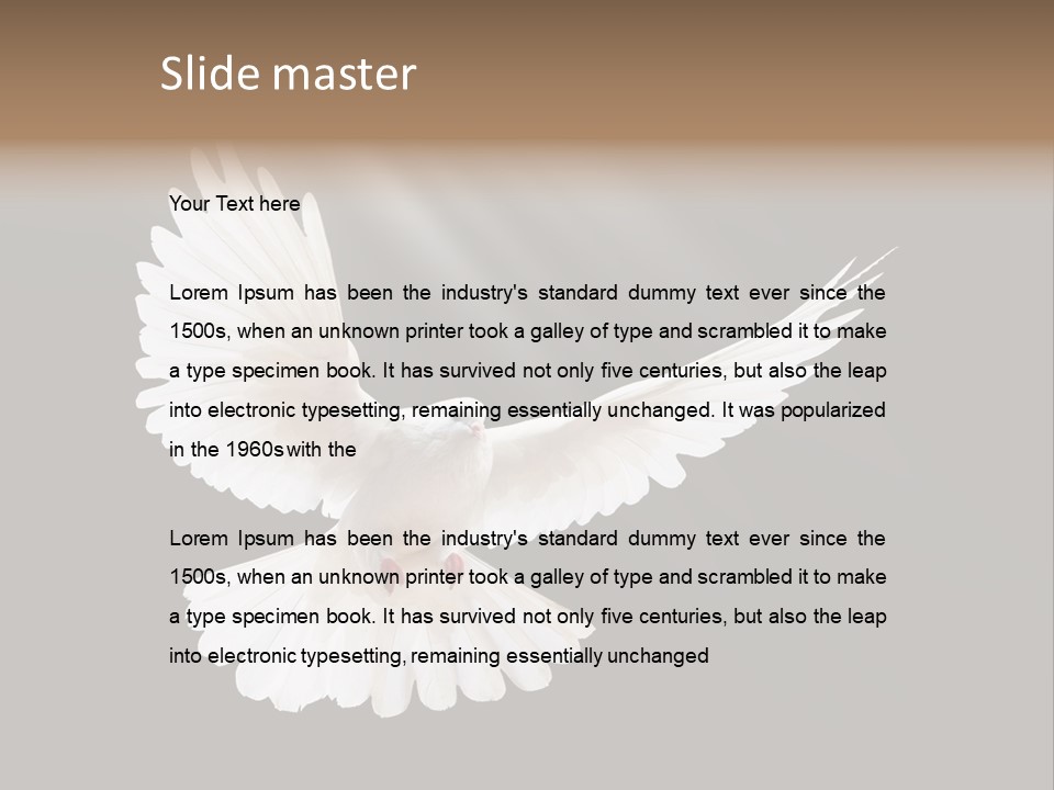 Hope High Flying PowerPoint Template