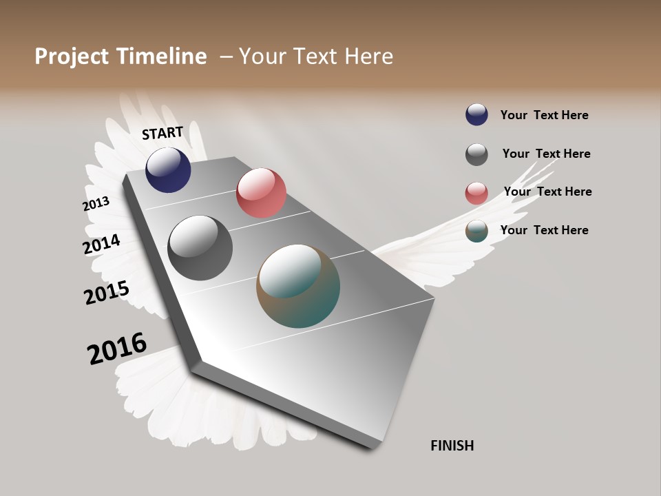 Hope High Flying PowerPoint Template
