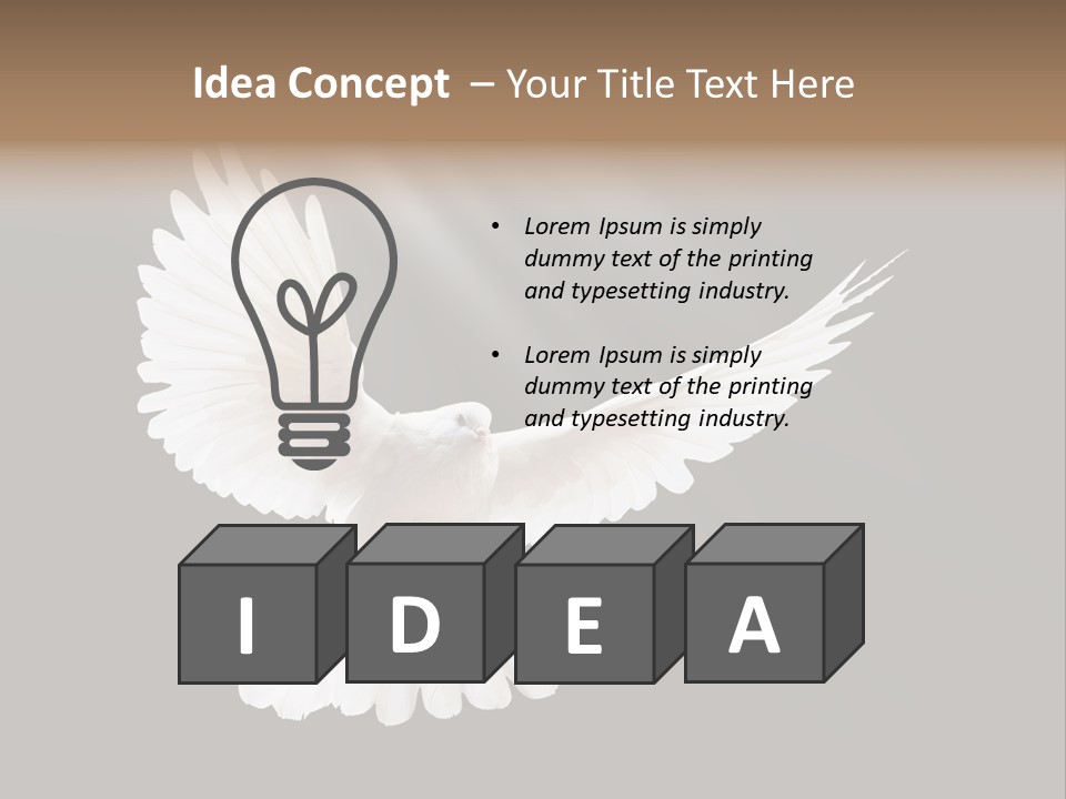 Hope High Flying PowerPoint Template