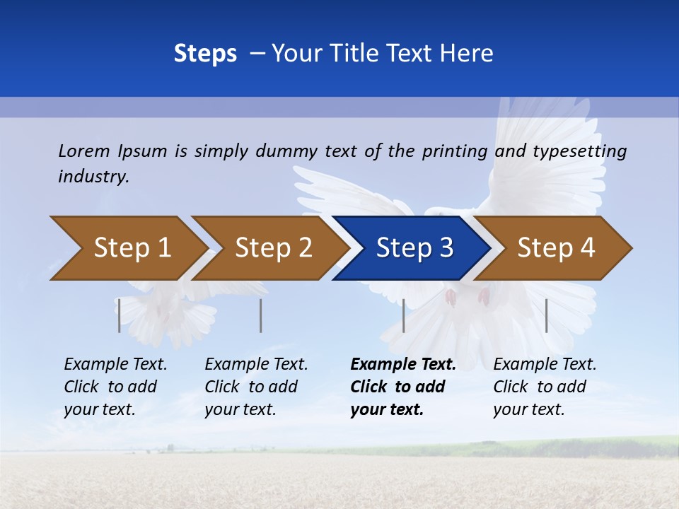 Ripe Bread Landscape PowerPoint Template