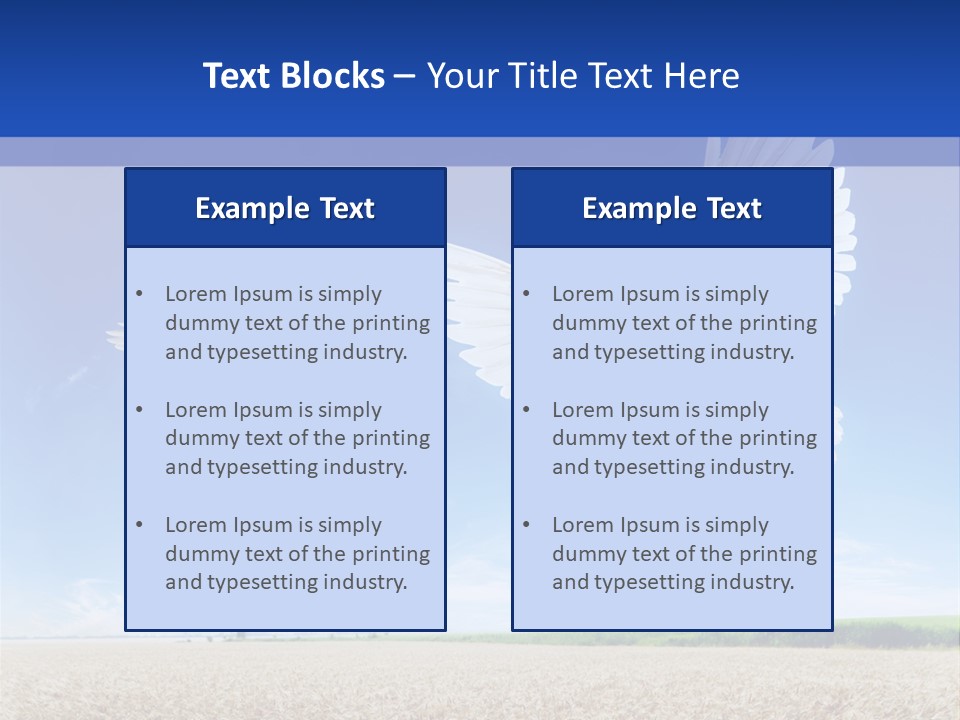 Ripe Bread Landscape PowerPoint Template