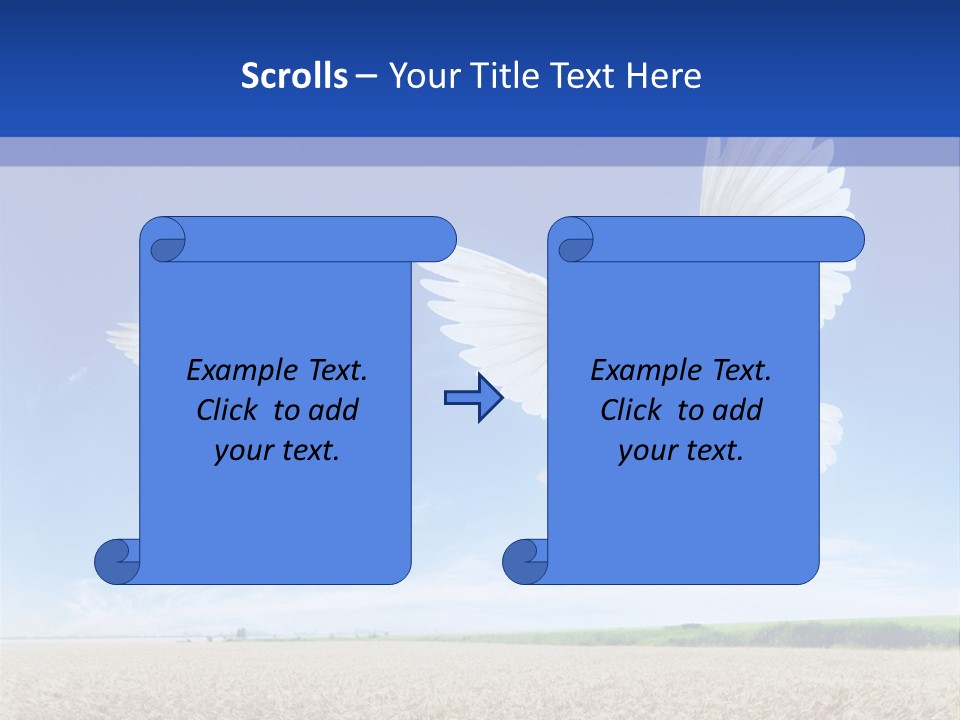 Ripe Bread Landscape PowerPoint Template