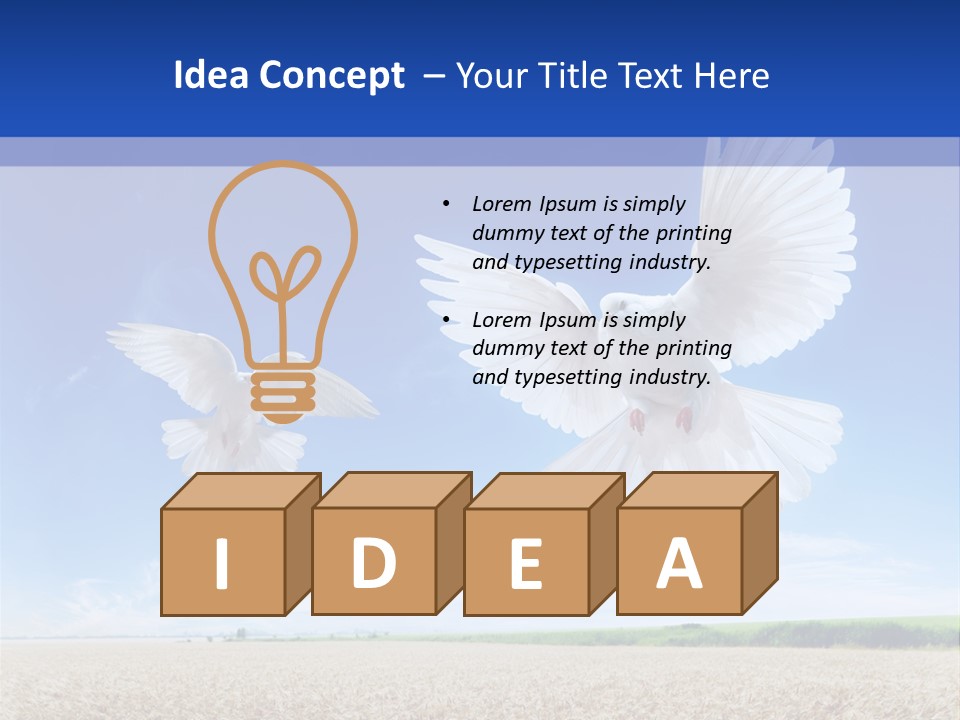 Ripe Bread Landscape PowerPoint Template