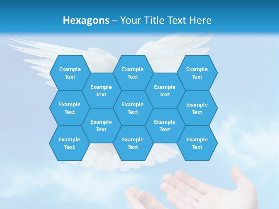 Air Dove Blue PowerPoint Template