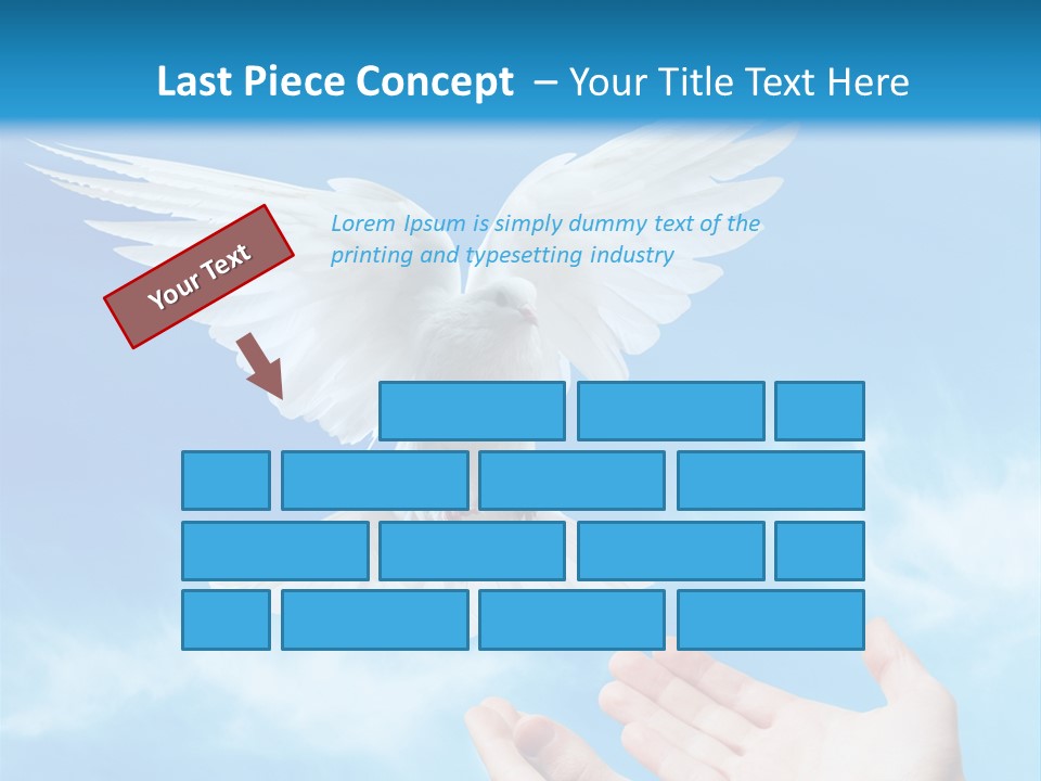 Air Dove Blue PowerPoint Template