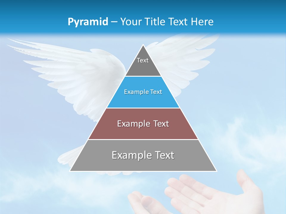 Air Dove Blue PowerPoint Template