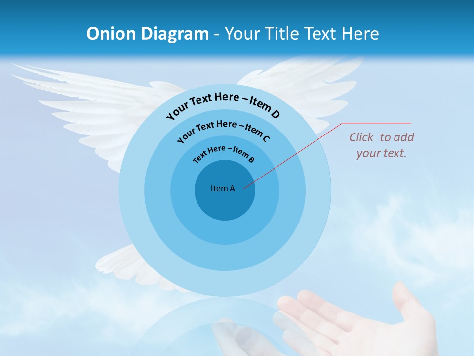 Air Dove Blue PowerPoint Template