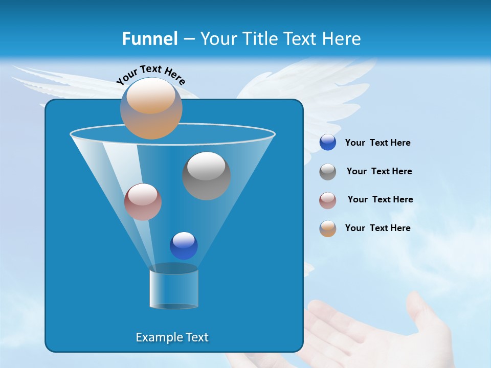 Air Dove Blue PowerPoint Template