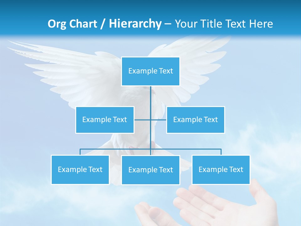 Air Dove Blue PowerPoint Template