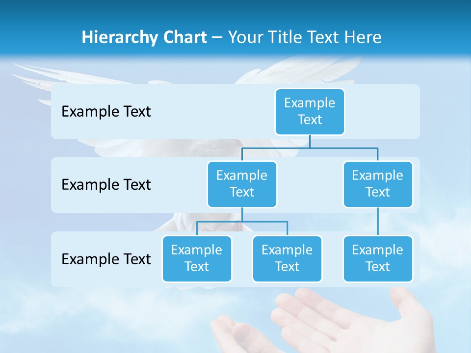 Air Dove Blue PowerPoint Template
