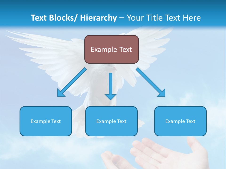 Air Dove Blue PowerPoint Template