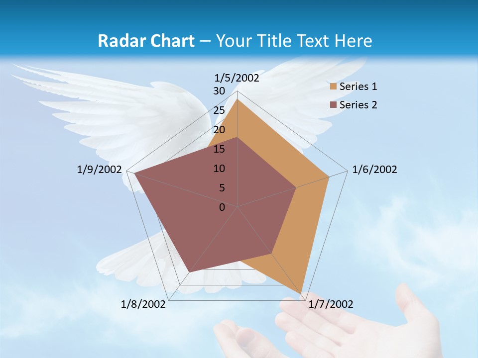 Air Dove Blue PowerPoint Template