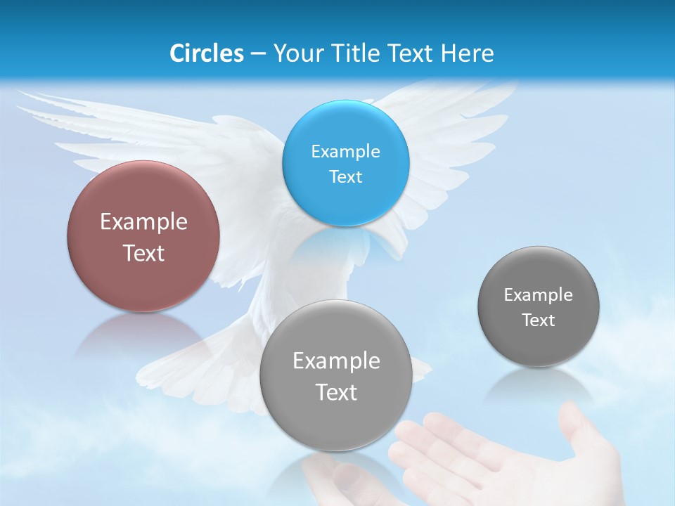 Air Dove Blue PowerPoint Template
