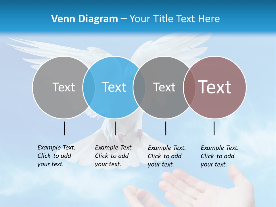 Air Dove Blue PowerPoint Template