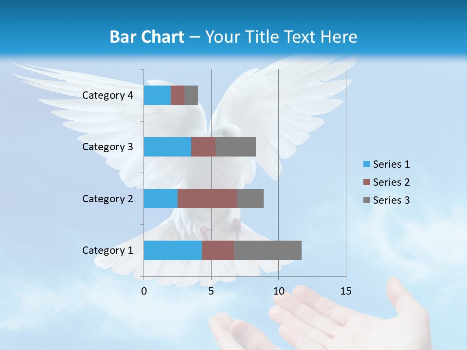 Air Dove Blue PowerPoint Template