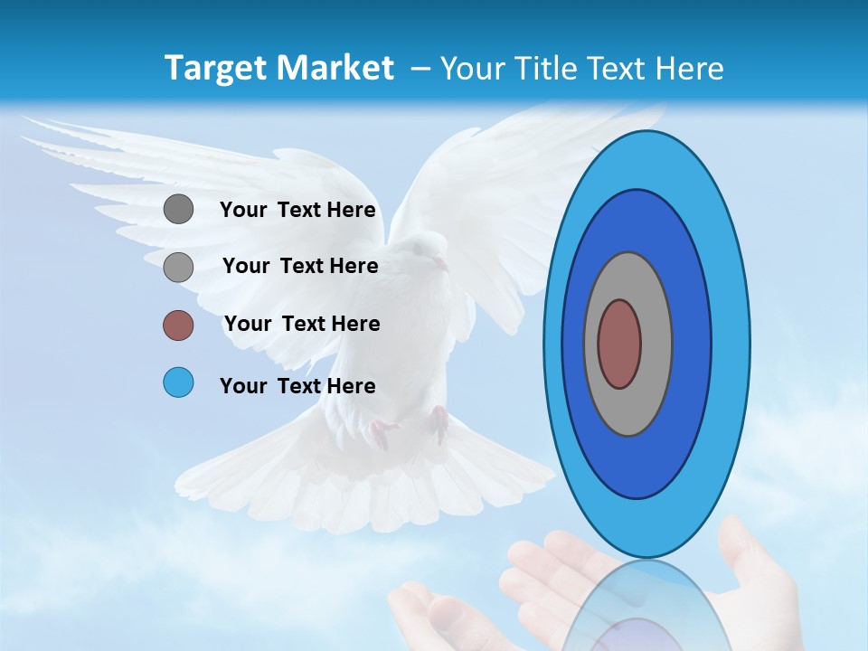 Air Dove Blue PowerPoint Template