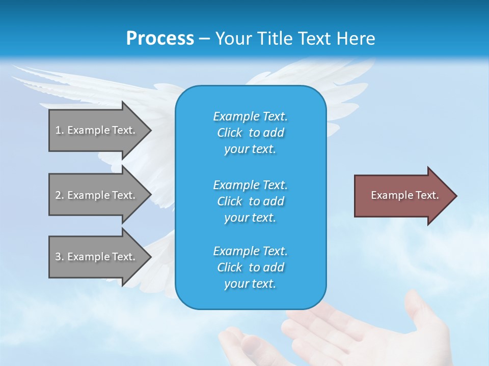 Air Dove Blue PowerPoint Template