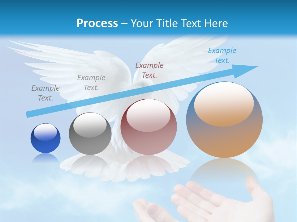 Air Dove Blue PowerPoint Template