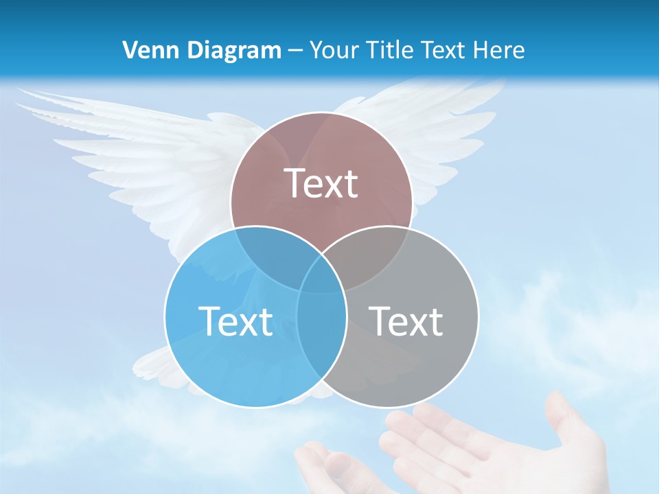 Air Dove Blue PowerPoint Template