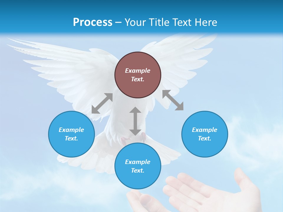 Air Dove Blue PowerPoint Template