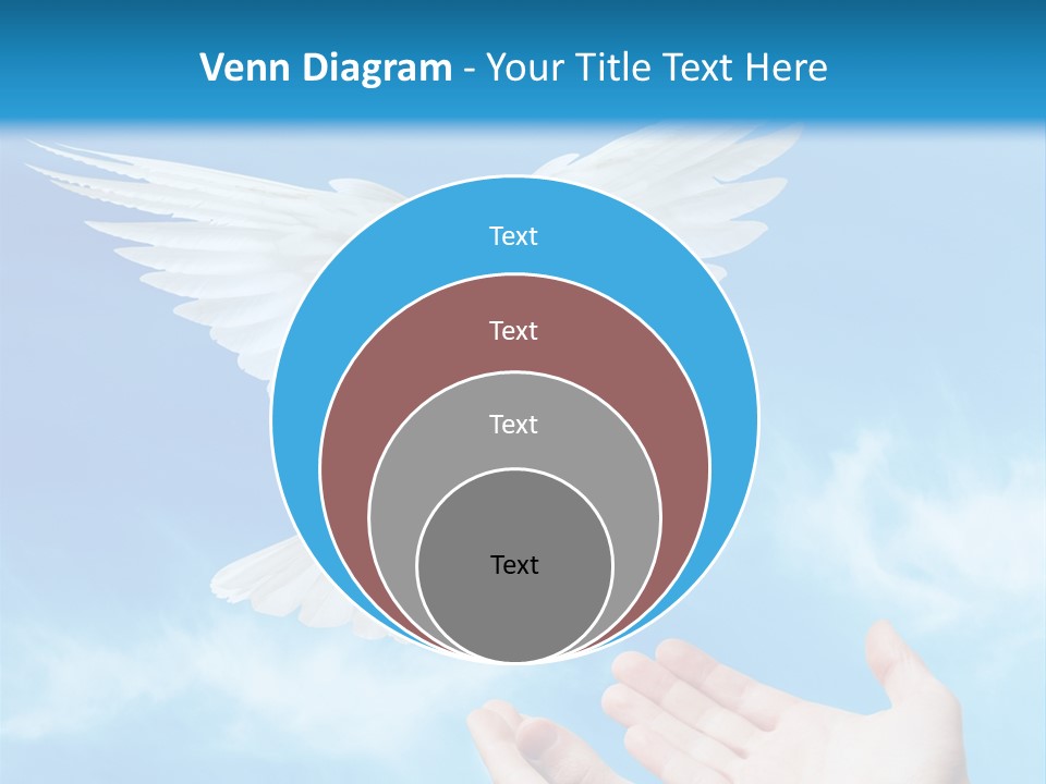 Air Dove Blue PowerPoint Template