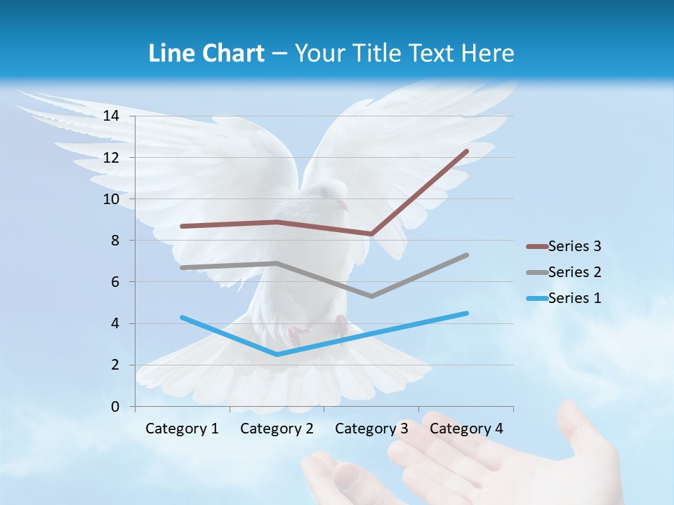Air Dove Blue PowerPoint Template