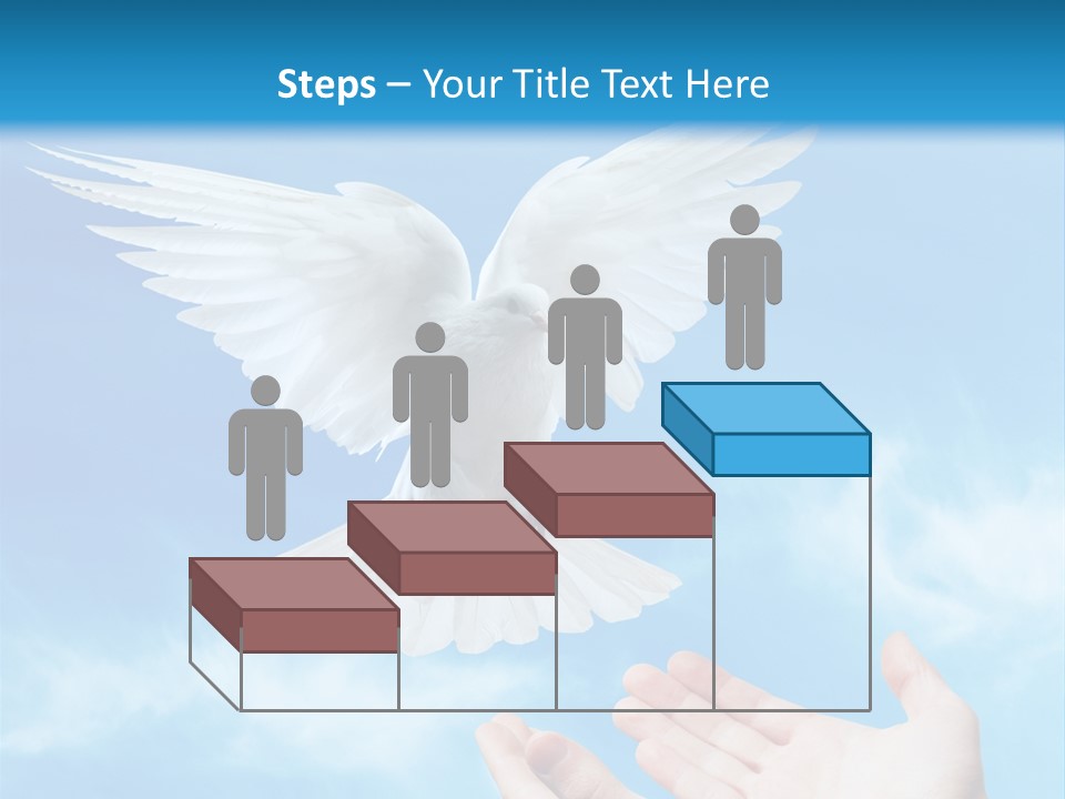 Air Dove Blue PowerPoint Template