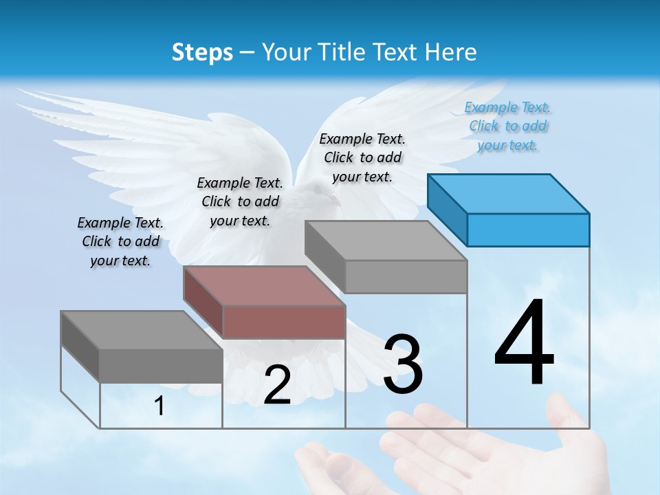 Air Dove Blue PowerPoint Template