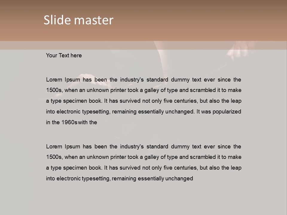 Girl Person High PowerPoint Template