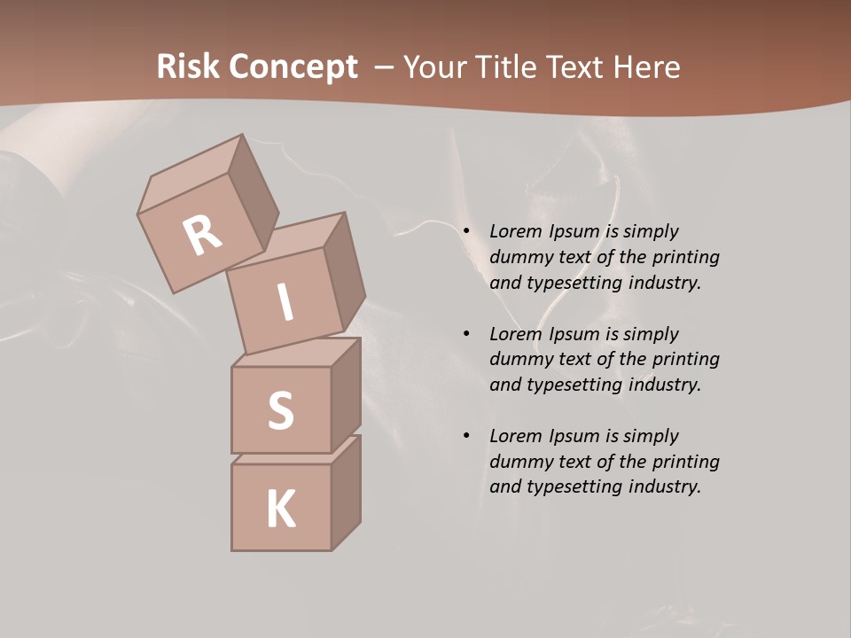 Thinking Caucasian Fall PowerPoint Template