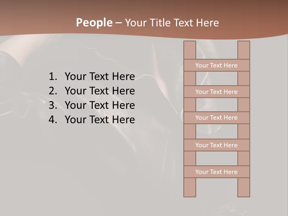 Thinking Caucasian Fall PowerPoint Template