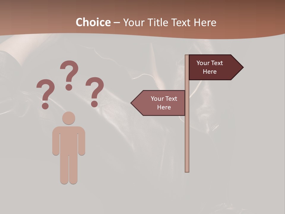 Thinking Caucasian Fall PowerPoint Template