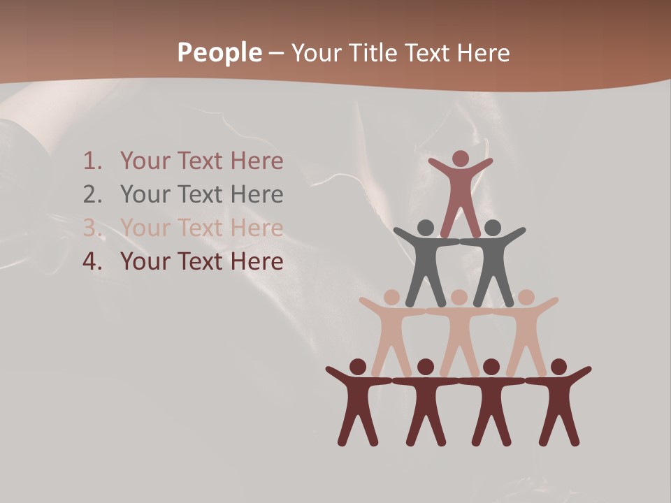 Thinking Caucasian Fall PowerPoint Template
