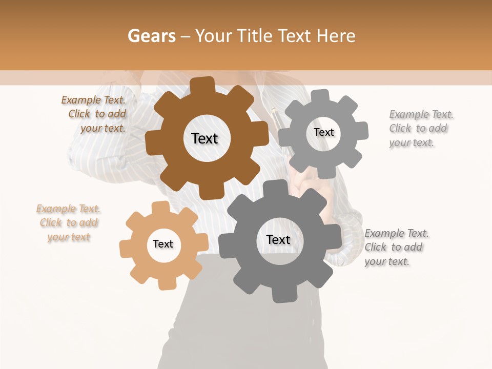 Erfolgreiche Sch Hand PowerPoint Template