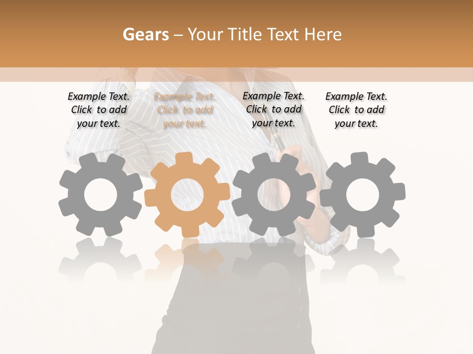 Erfolgreiche Sch Hand PowerPoint Template