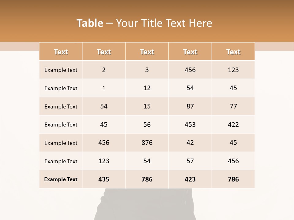 Erfolgreiche Sch Hand PowerPoint Template