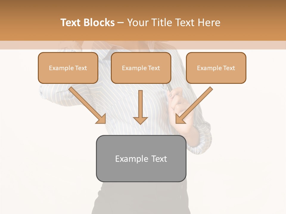 Erfolgreiche Sch Hand PowerPoint Template