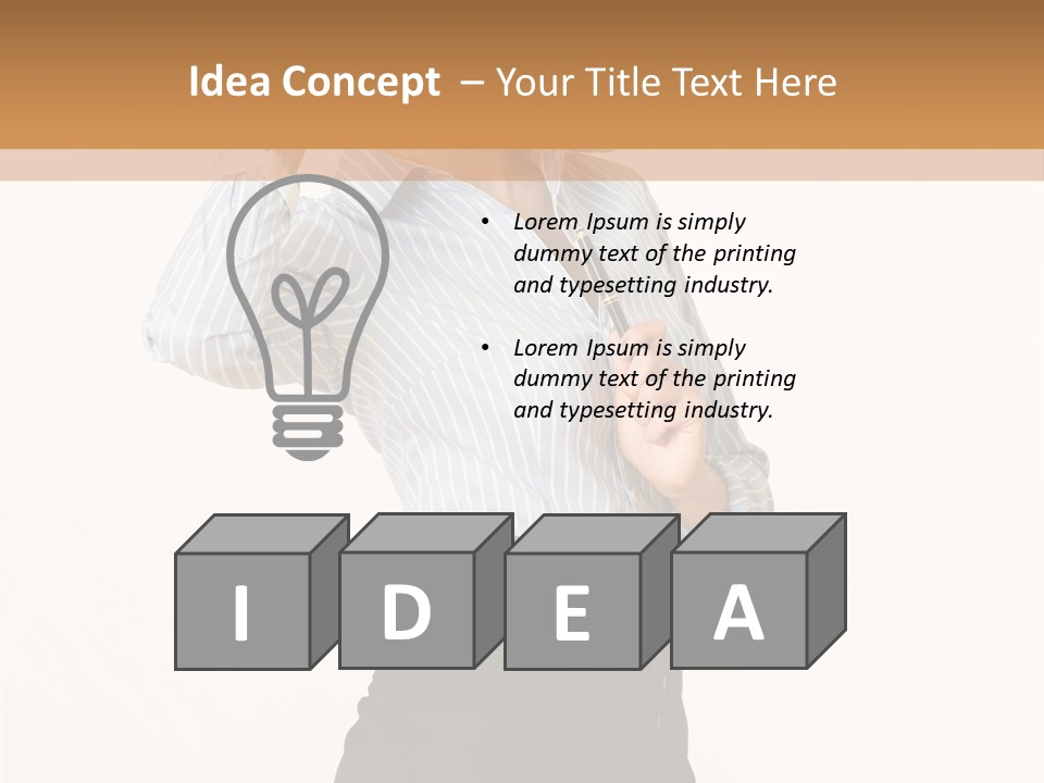 Erfolgreiche Sch Hand PowerPoint Template