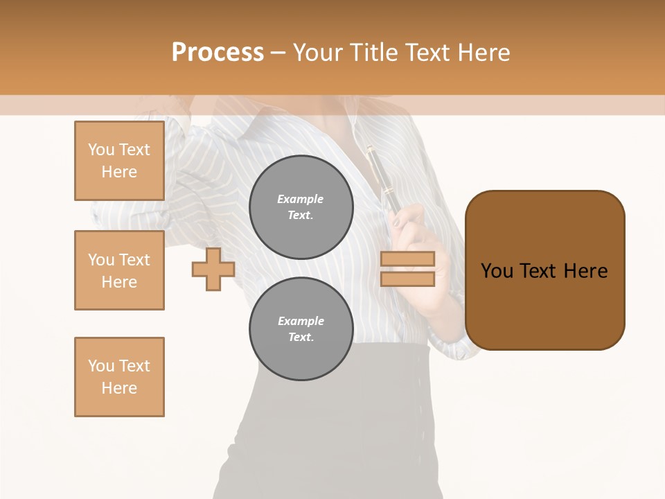 Erfolgreiche Sch Hand PowerPoint Template