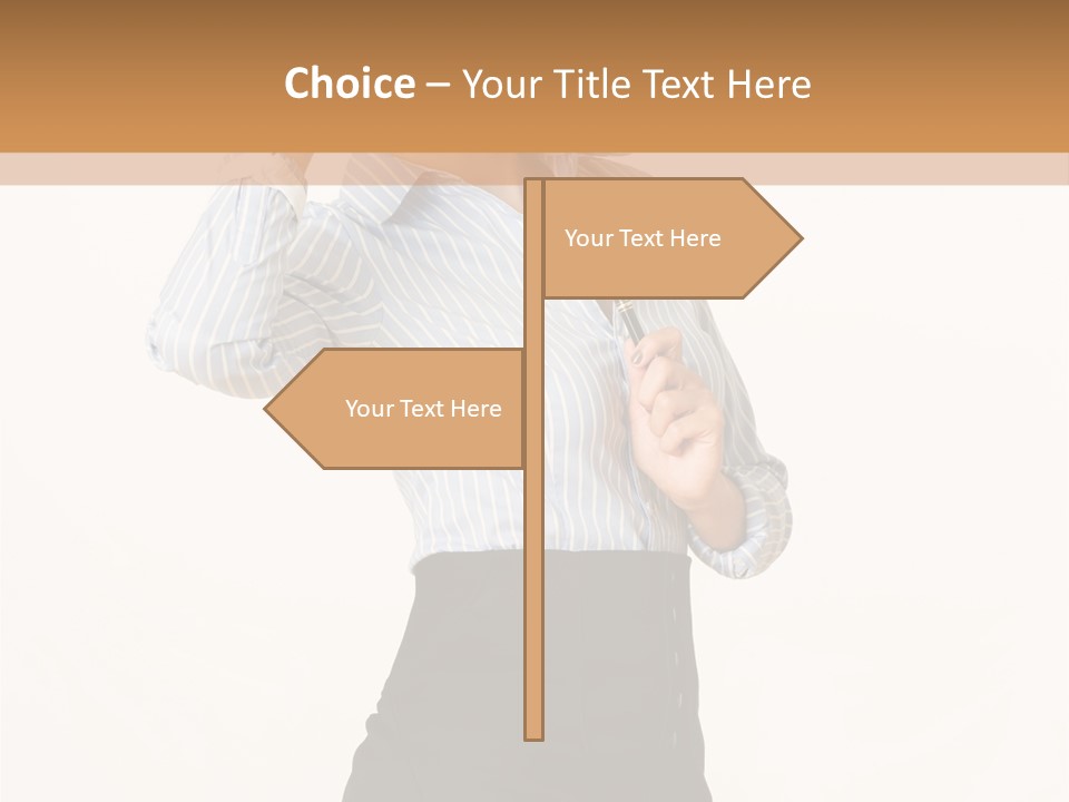 Erfolgreiche Sch Hand PowerPoint Template