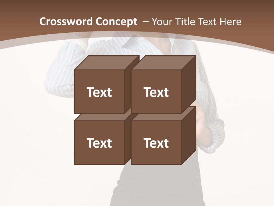 Girls Suche Erfolgreiche PowerPoint Template