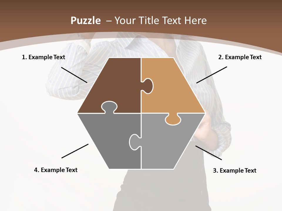 Girls Suche Erfolgreiche PowerPoint Template