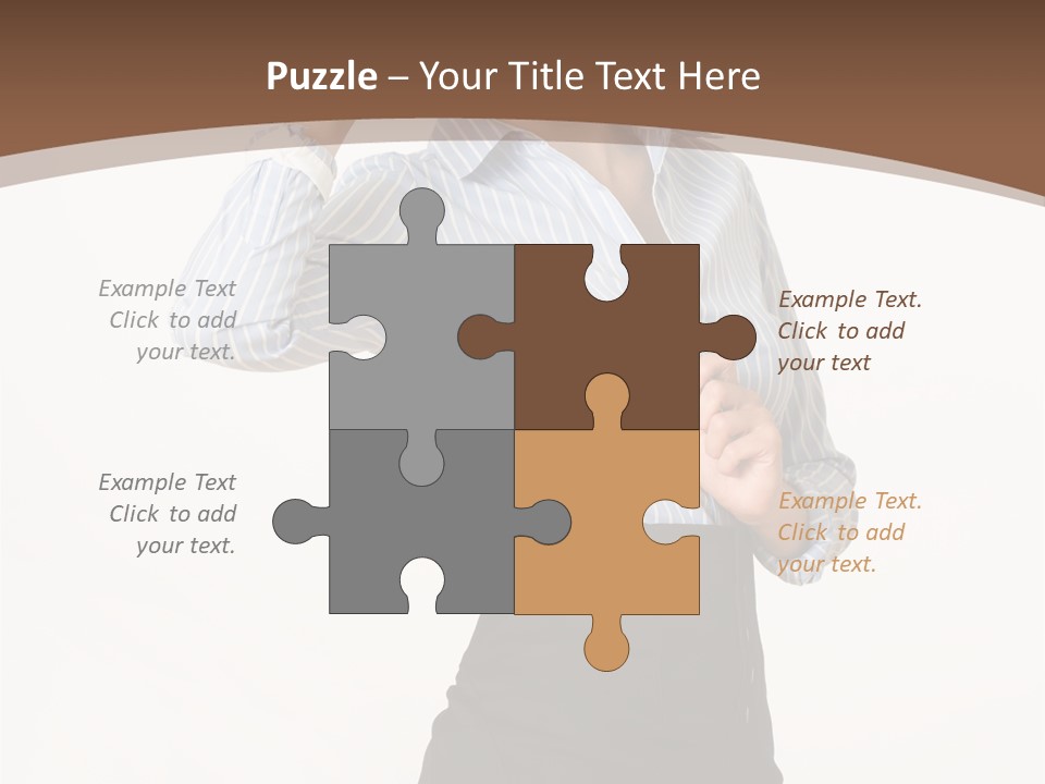 Girls Suche Erfolgreiche PowerPoint Template